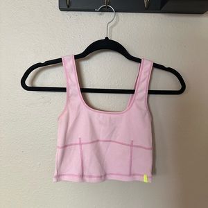 Pink crop top